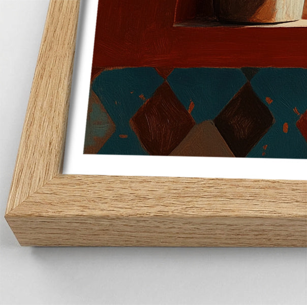 Orange Cat Houseplant African American canvas print view 76