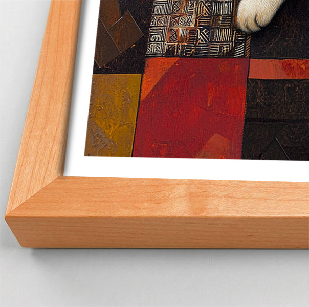 Sleeping Cat Quilt African American canvas print view 82