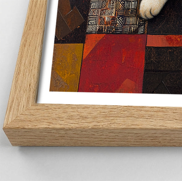 Sleeping Cat Quilt African American canvas print view 76