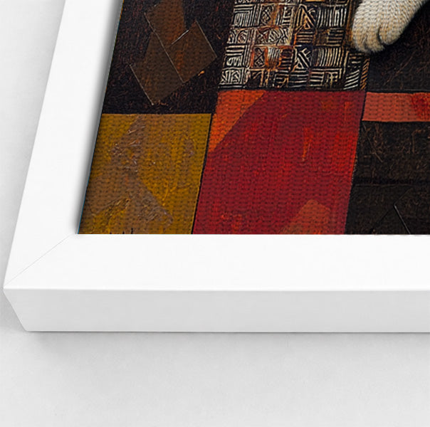 Sleeping Cat Quilt African American canvas print view 64