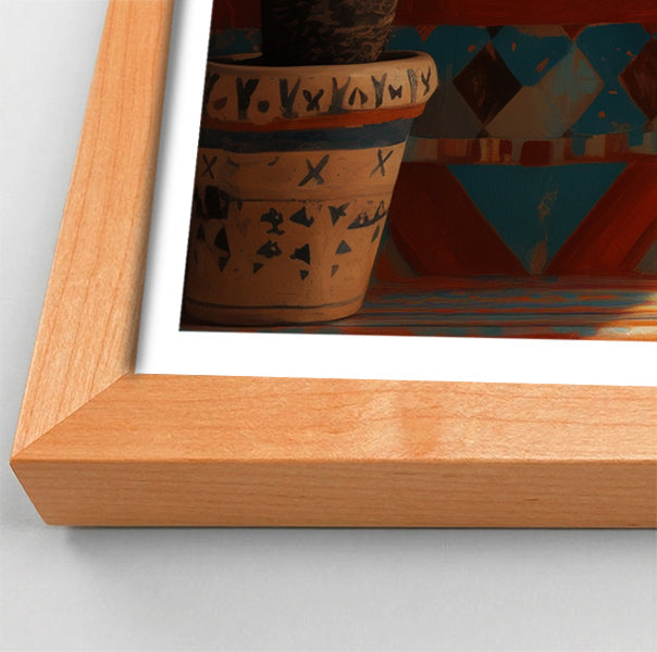 Orange Cat Sunroom African American canvas print view 82