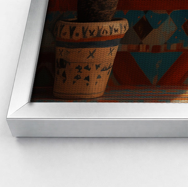 Orange Cat Sunroom African American canvas print view 58