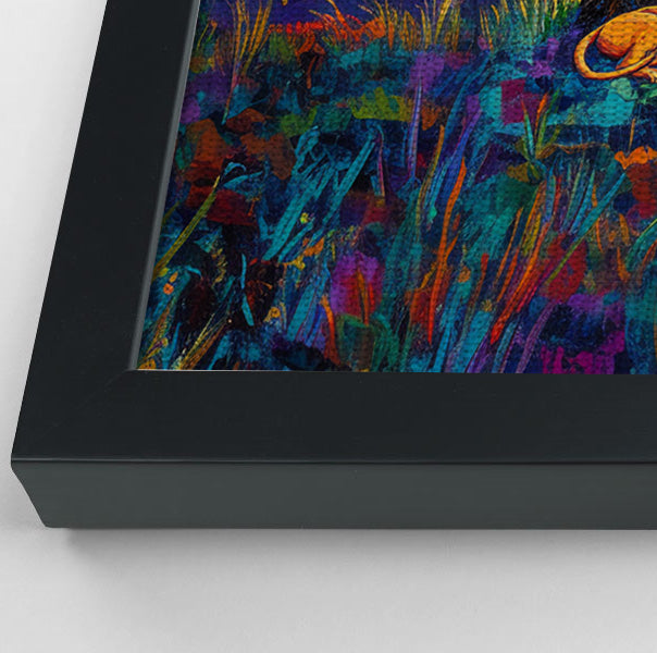 Lion Sunset Safari Black African American canvas print view 28