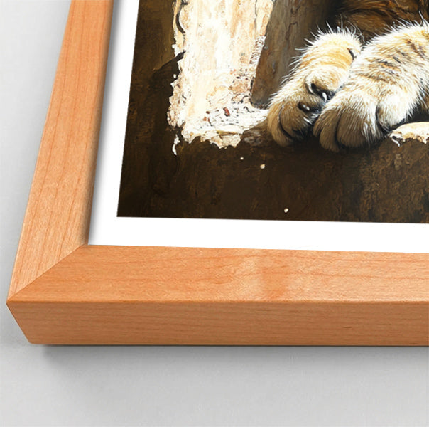 Tabby Cat Window African American canvas print view 82