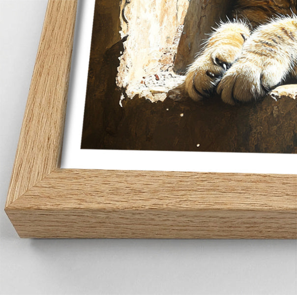 Tabby Cat Window African American canvas print view 76