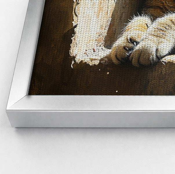 Tabby Cat Window African American canvas print view 58