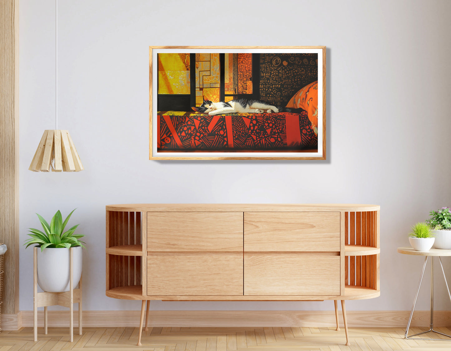 Elephant Sunset Abstract African American abstract art view 74
