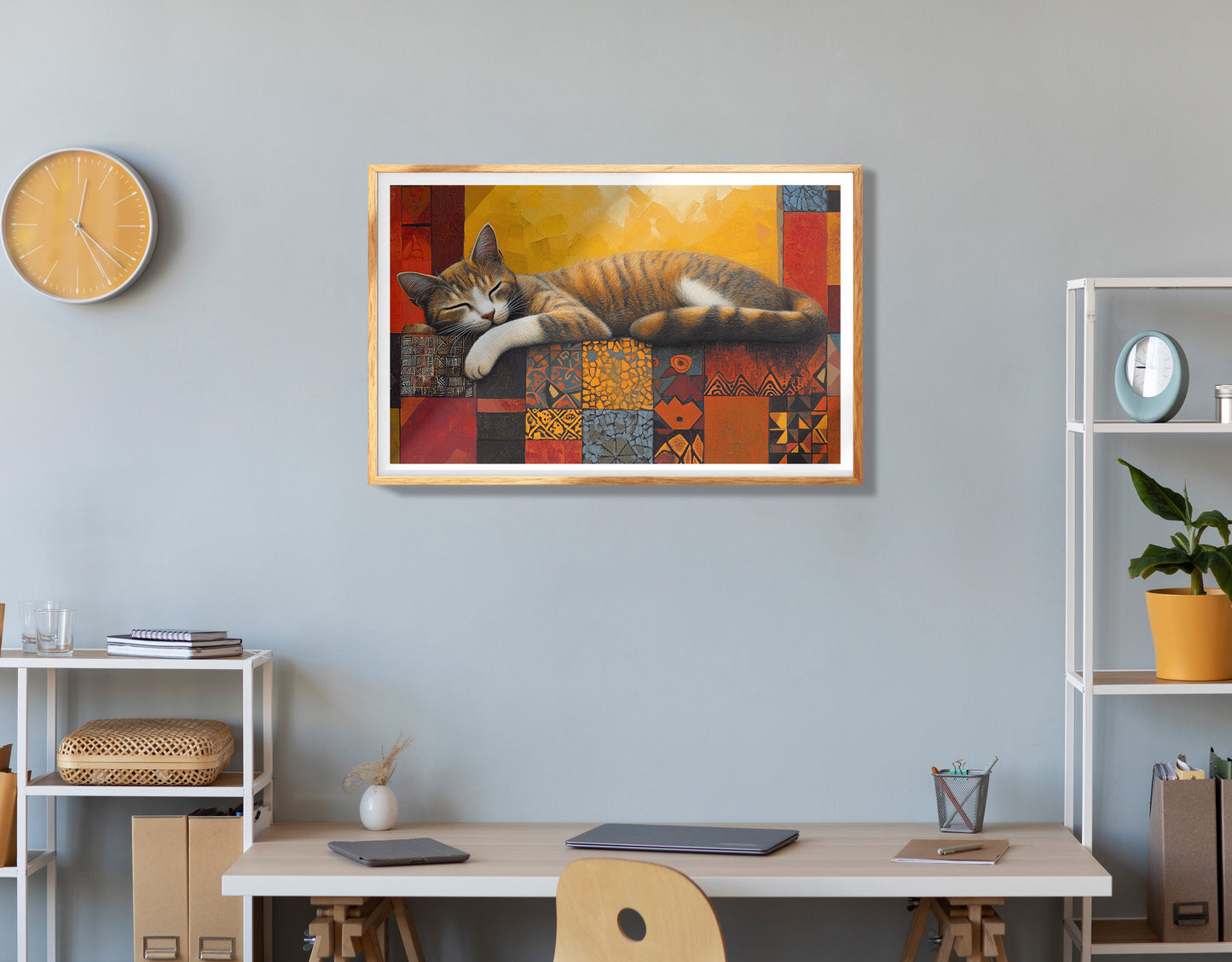 Tropical Parrot Jungle Black Caribbean wall art view 78