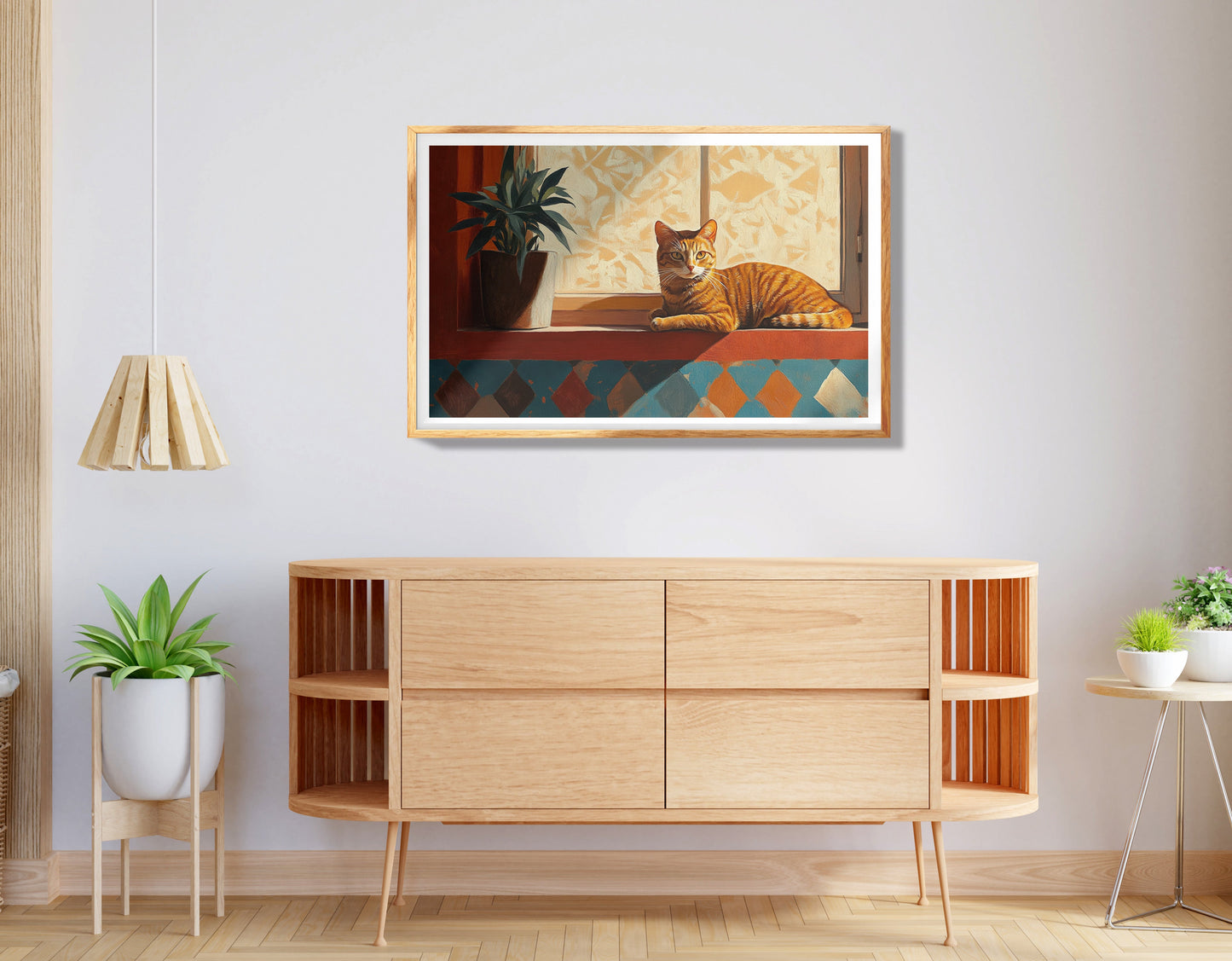 Elephant Forest Reflection African American canvas print view 74