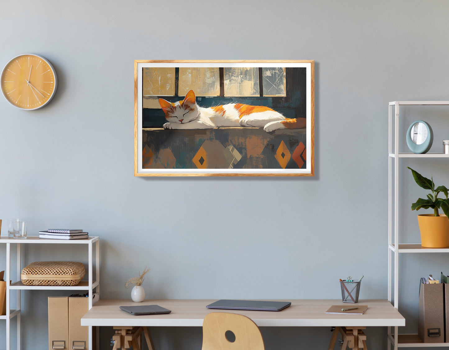 Elephant Herd Sunset African American canvas print view 78