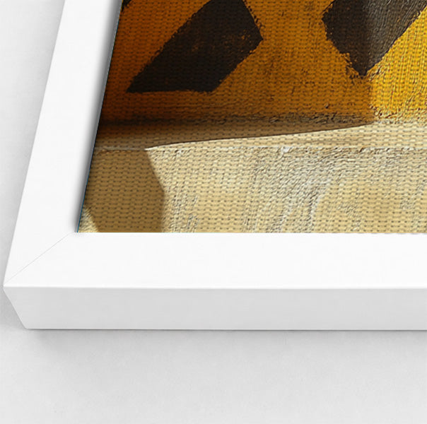 Orange Cat Geometric Sunlight African American abstract art view 64