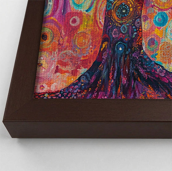 Black Woman Tree Meditation African American wall art view 34