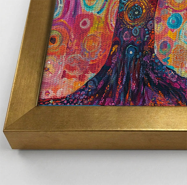 Black Woman Tree Meditation African American wall art view 40