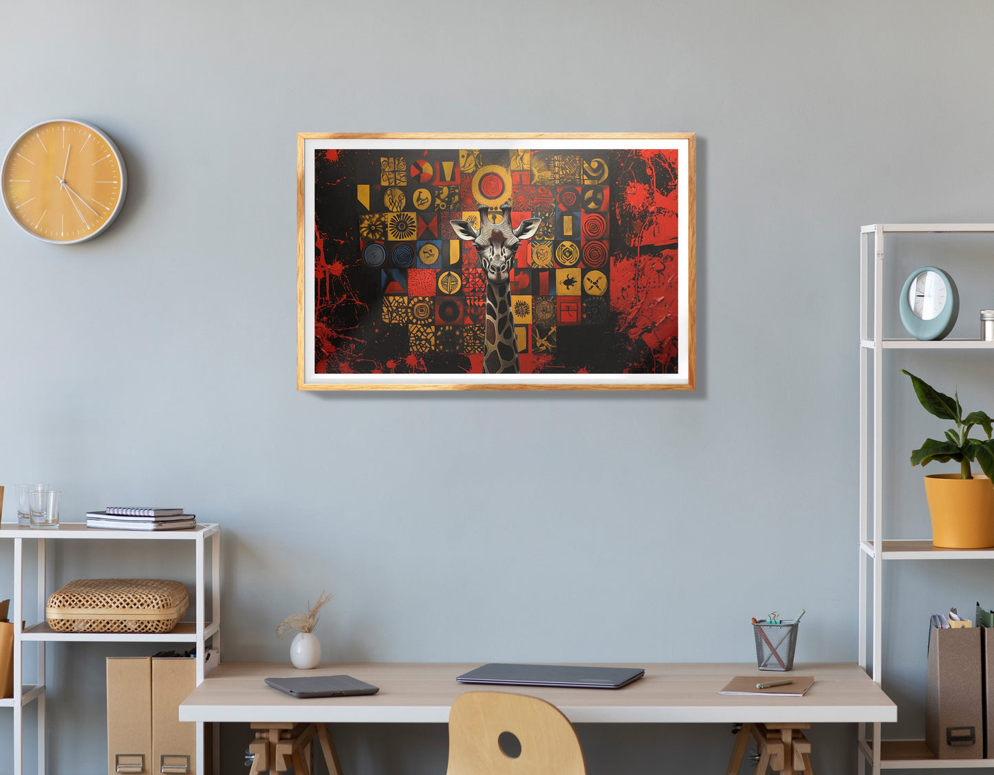 Black Woman Tree Meditation African American wall art view 78