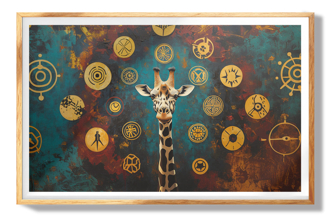 Elephant Floral Night African American canvas print view 73
