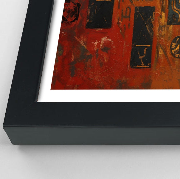 Elephant Tribal Gold Black African American canvas print view 70