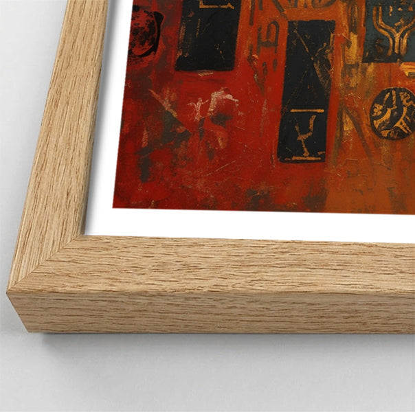 Elephant Tribal Gold Black African American canvas print view 76