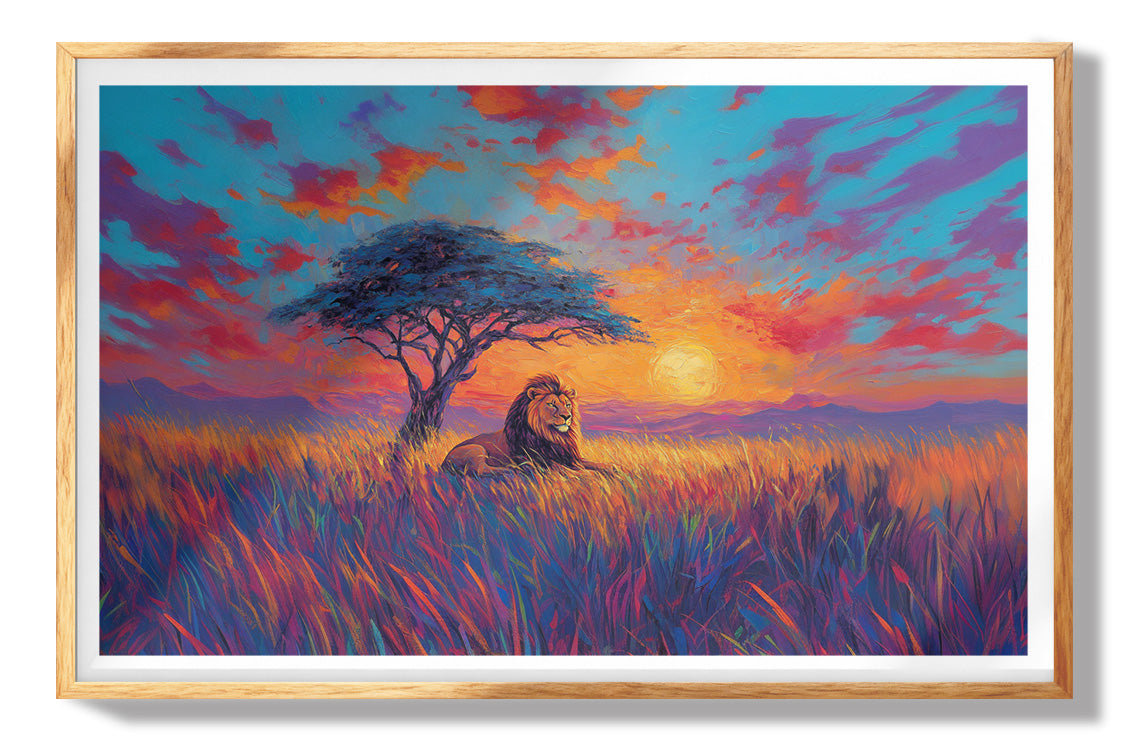 Elephant Tribal Gold Black African American canvas print view 73