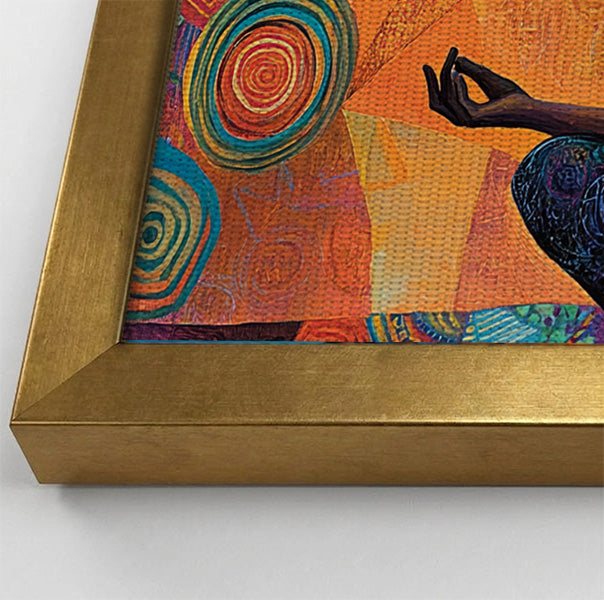 Black Woman Yoga Meditation African American wall art view 40