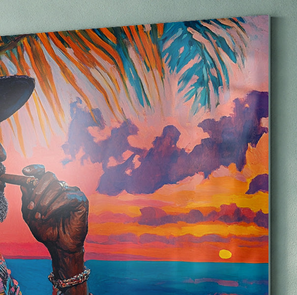 Black Man Sunset Portrait African American wall art view 22