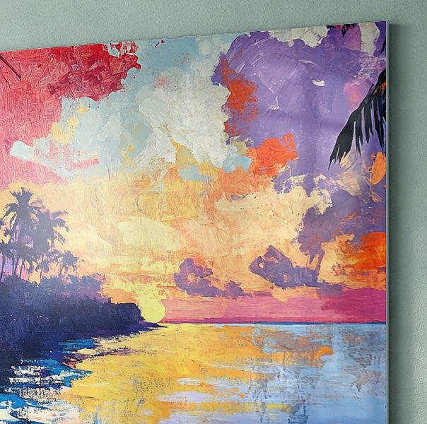 Black Man Tropical Sunset African American wall art view 22