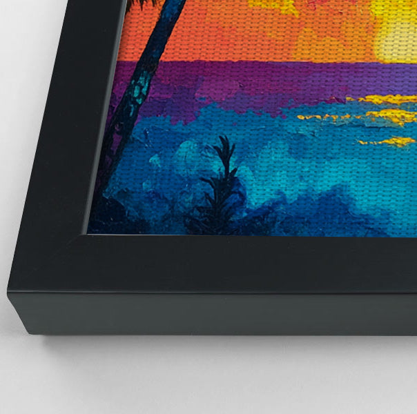 Black Man Ocean Sunset African American wall art view 28