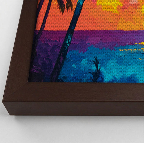 Black Man Ocean Sunset African American wall art view 34