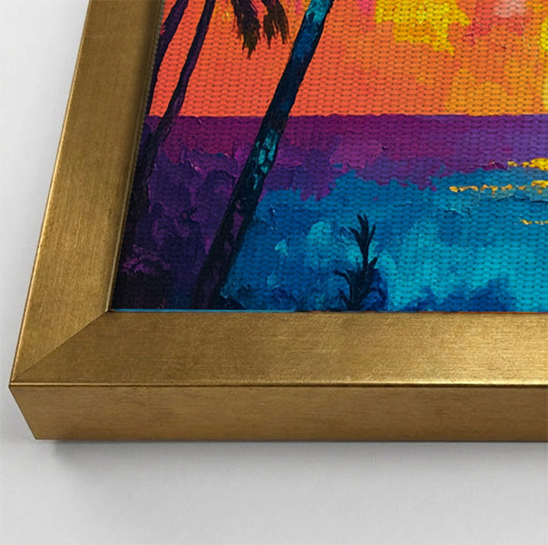 Black Man Ocean Sunset African American wall art view 40