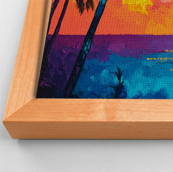 Black Man Ocean Sunset African American wall art view 46