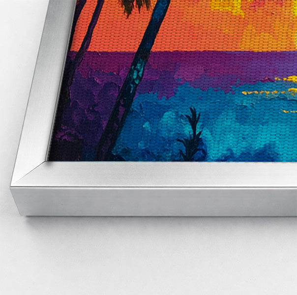 Black Man Ocean Sunset African American wall art view 58
