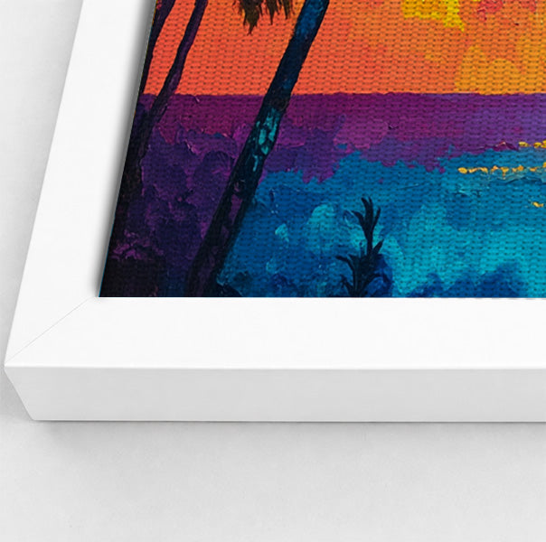 Black Man Ocean Sunset African American wall art view 64