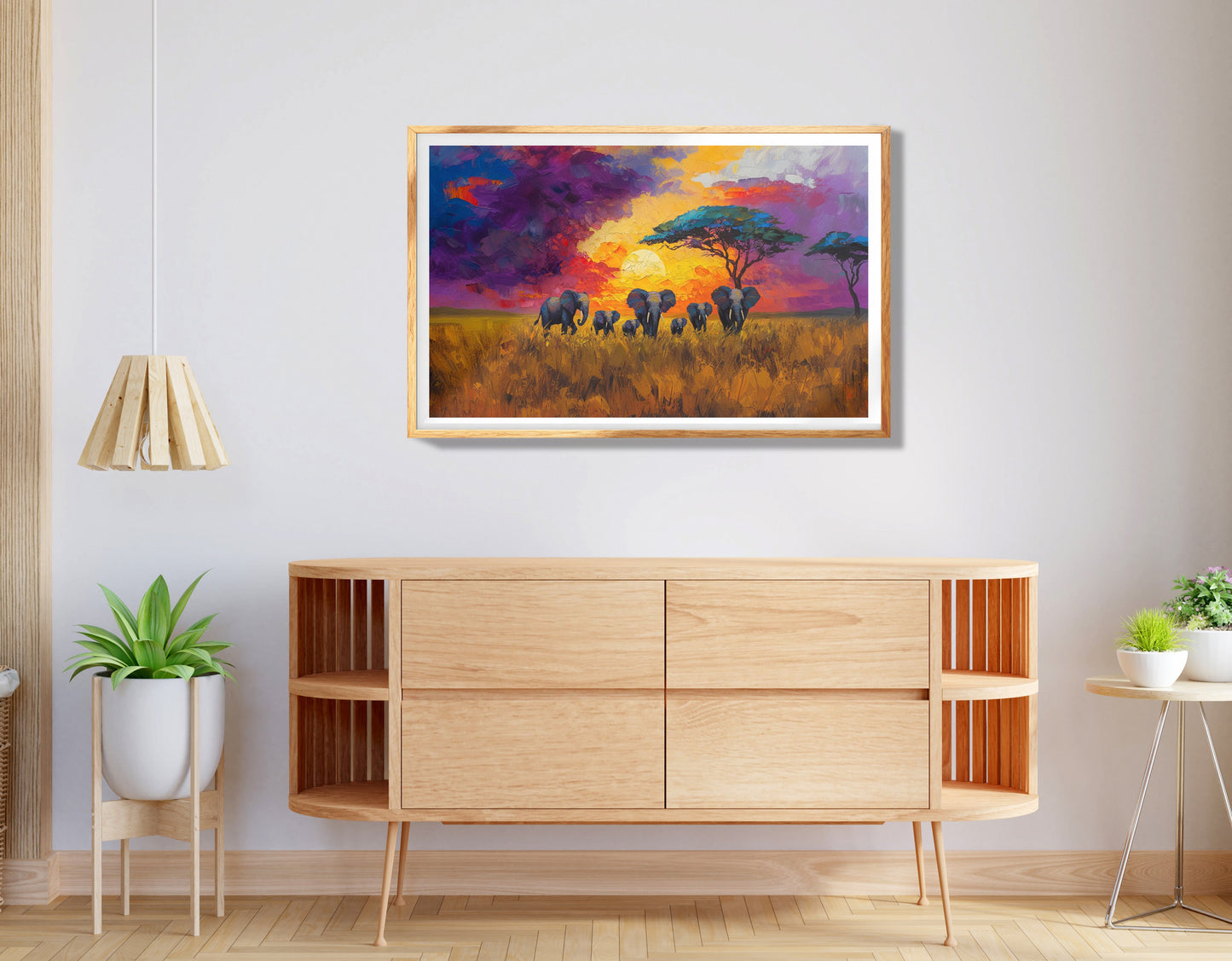 Giraffe Gold Pattern African American canvas print view 74