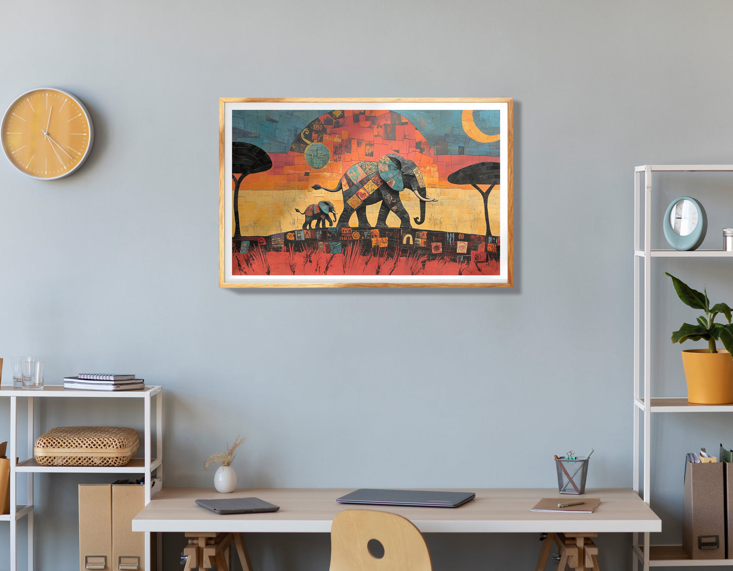 Black Man Sunset Portrait African American wall art view 78