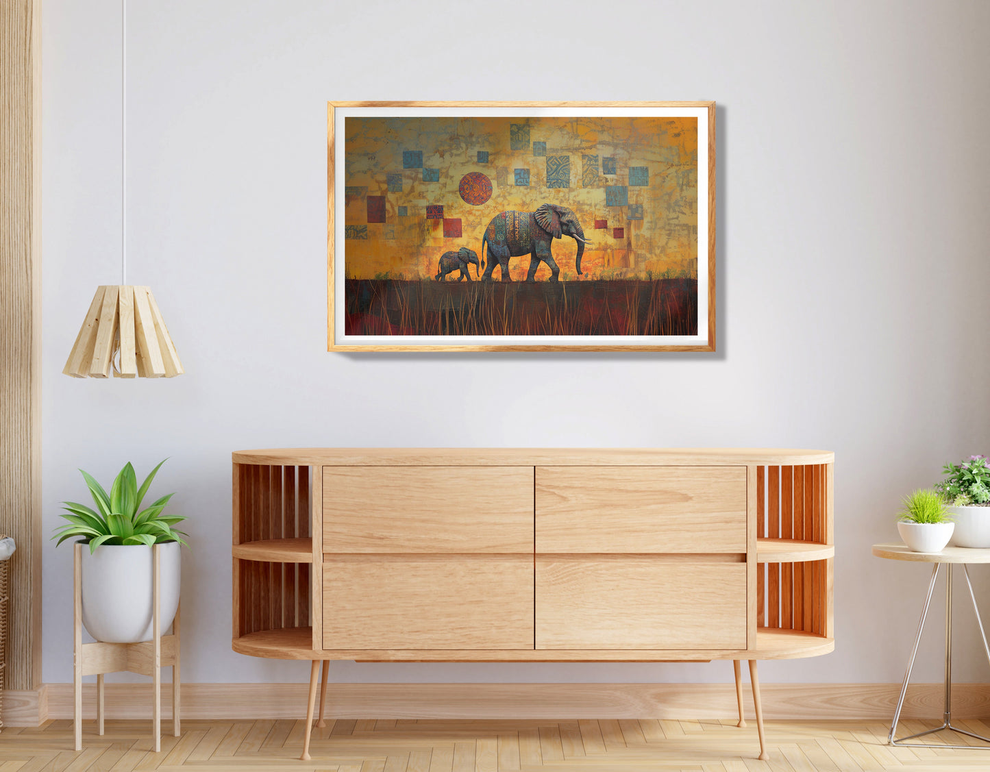 Black Man Tropical Sunset African American wall art view 74