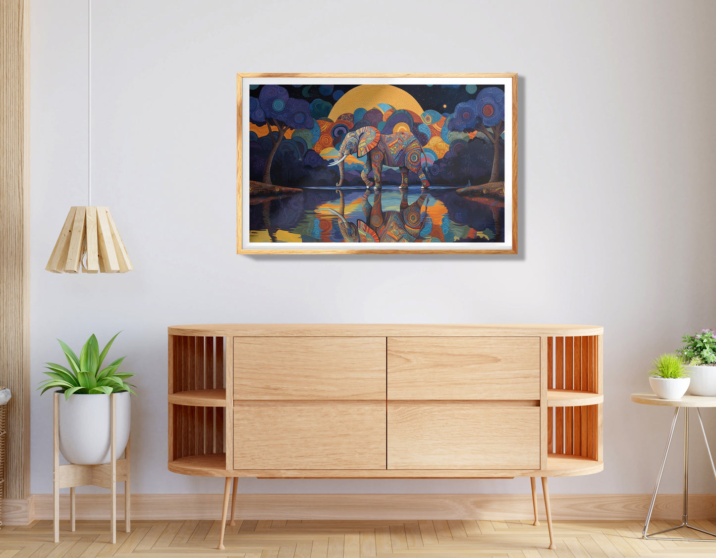 Black Man Tropical Portrait African American wall art view 74