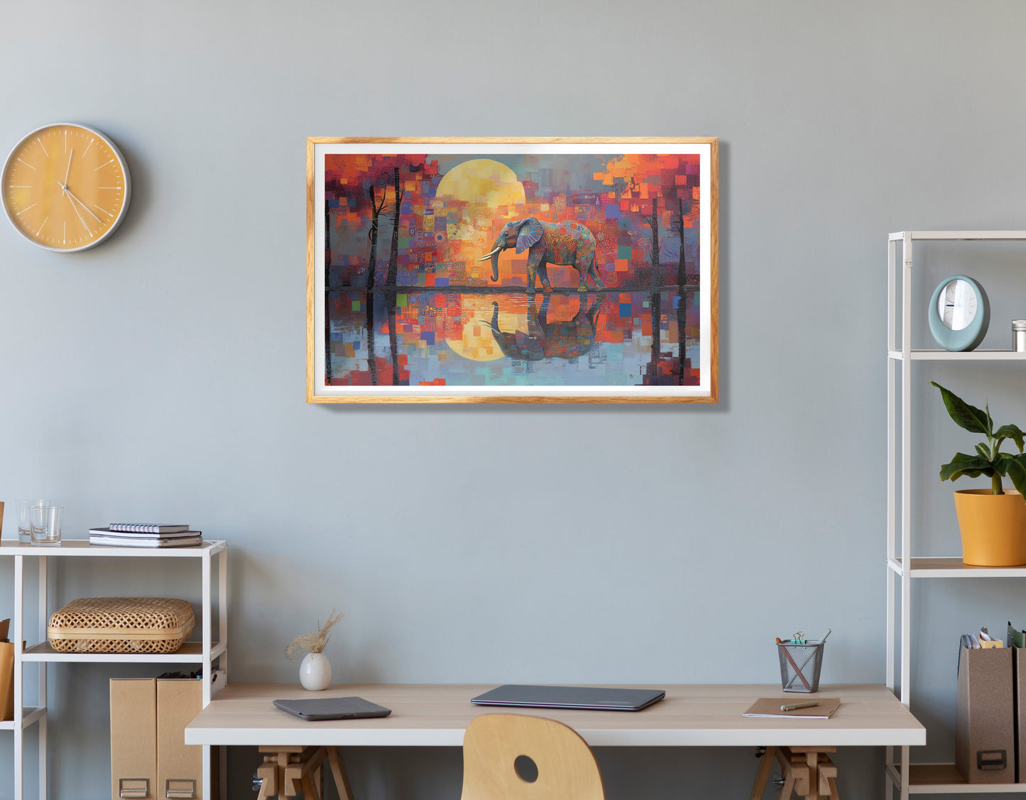 Black Man Ocean Sunset African American wall art view 78