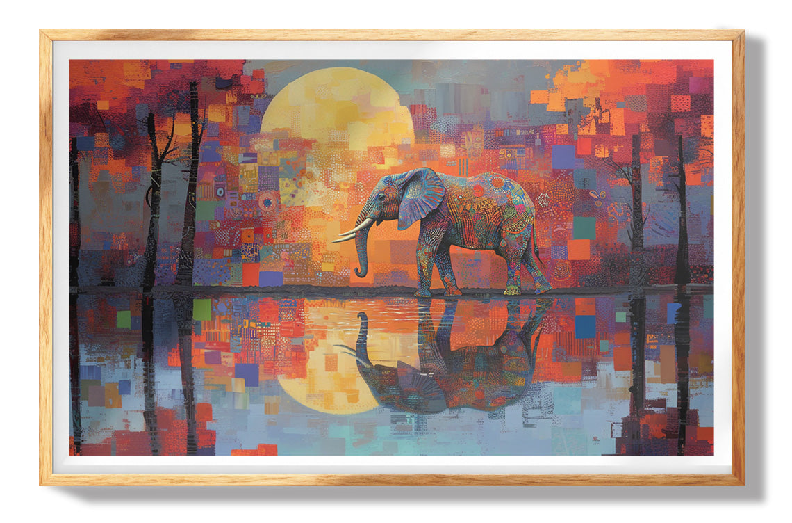 Black Man Ocean Sunset African American wall art view 73
