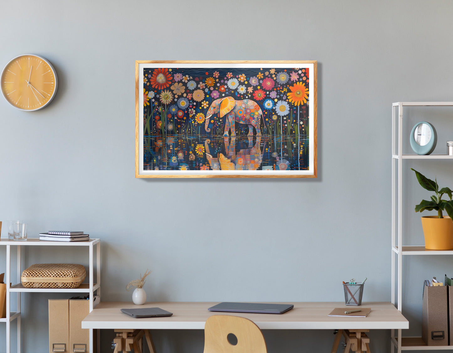 Cozy Cat Sofa African American canvas print view 78