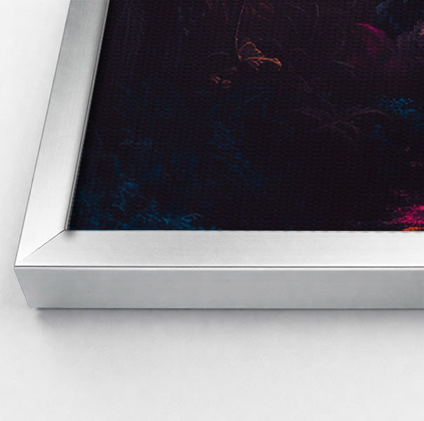 Neon Giraffe Jungle Black Black culture wall art view 58