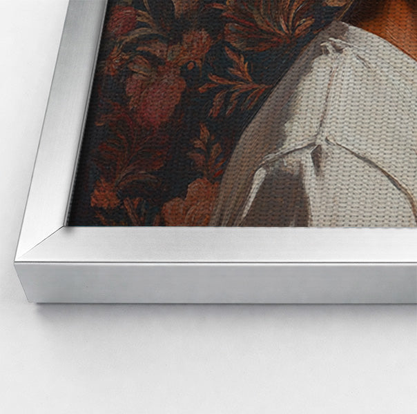 Black Gay Couple Rose Portrait Black love wall art view 22