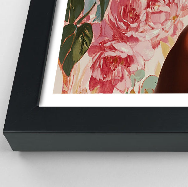 Powerful Black Woman Floral Portrait African American wall art view 70
