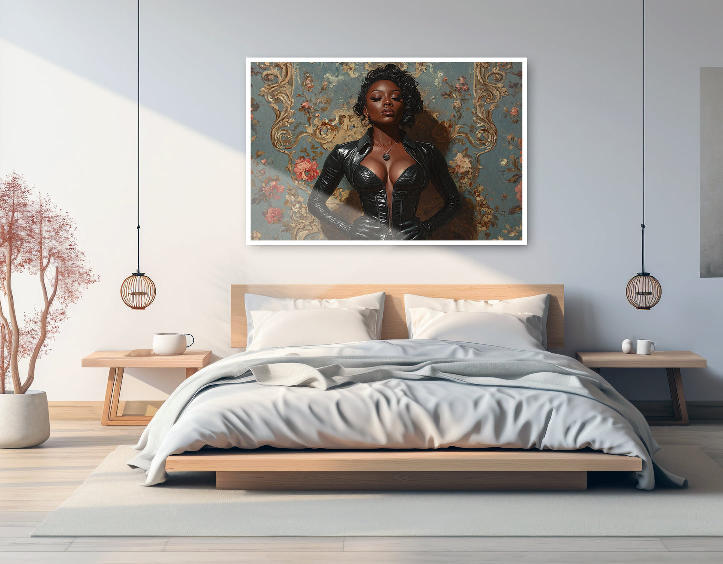 Powerful Black Woman Portrait African American wall art artwork view