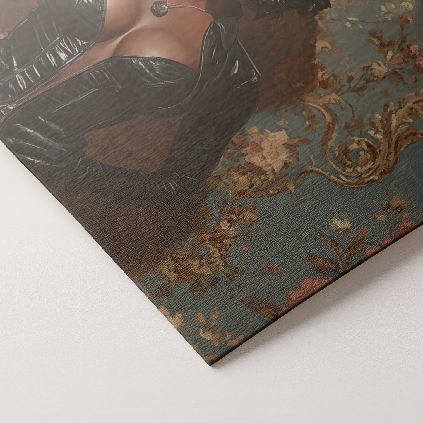 Powerful Black Woman Portrait African American wall art artwork by MoomZee Artwork