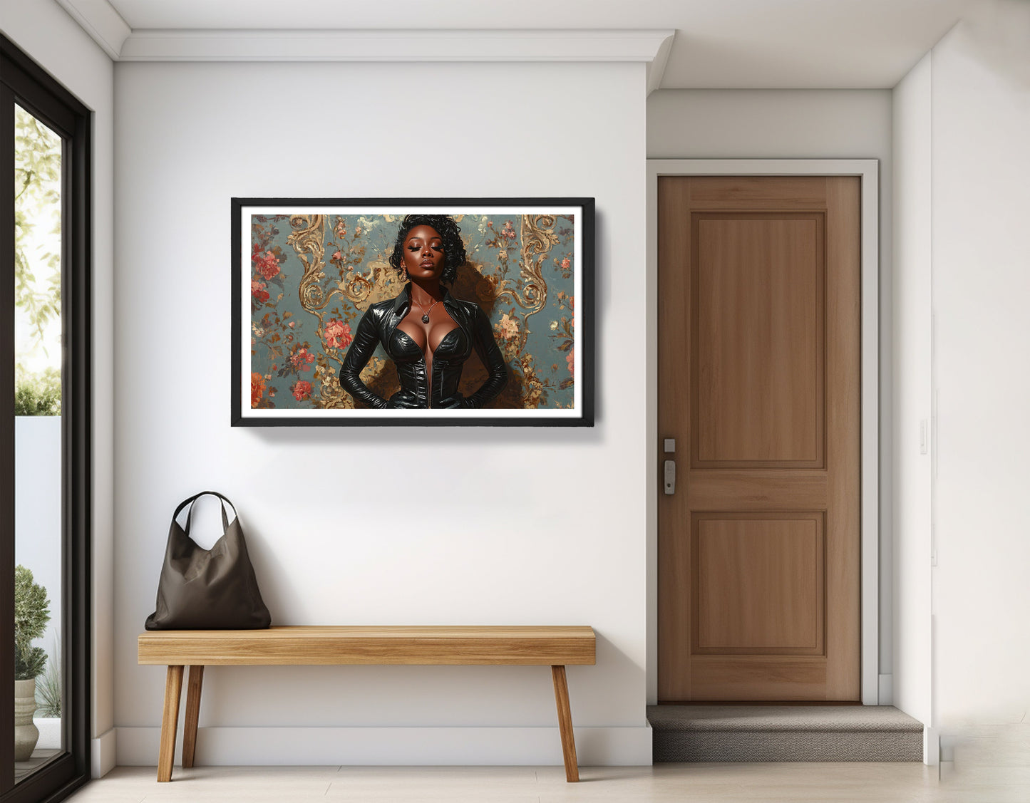 Powerful Black Woman Portrait African American wall art view 71