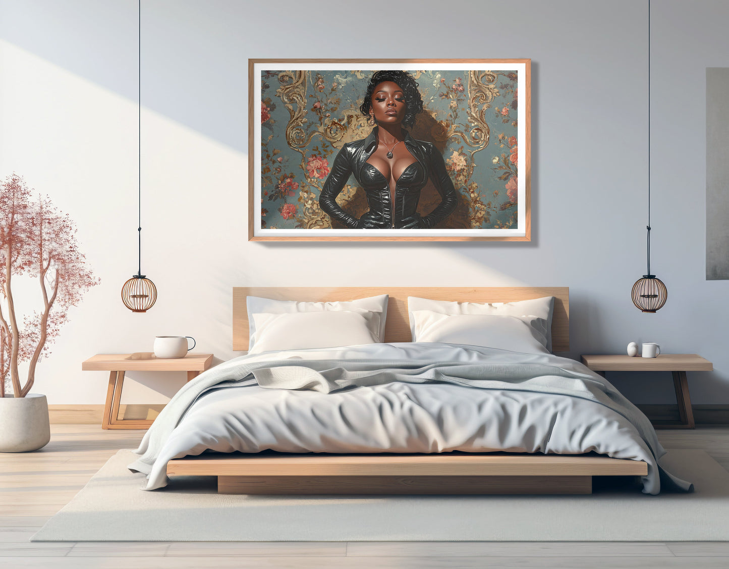 Powerful Black Woman Portrait African American wall art view 81