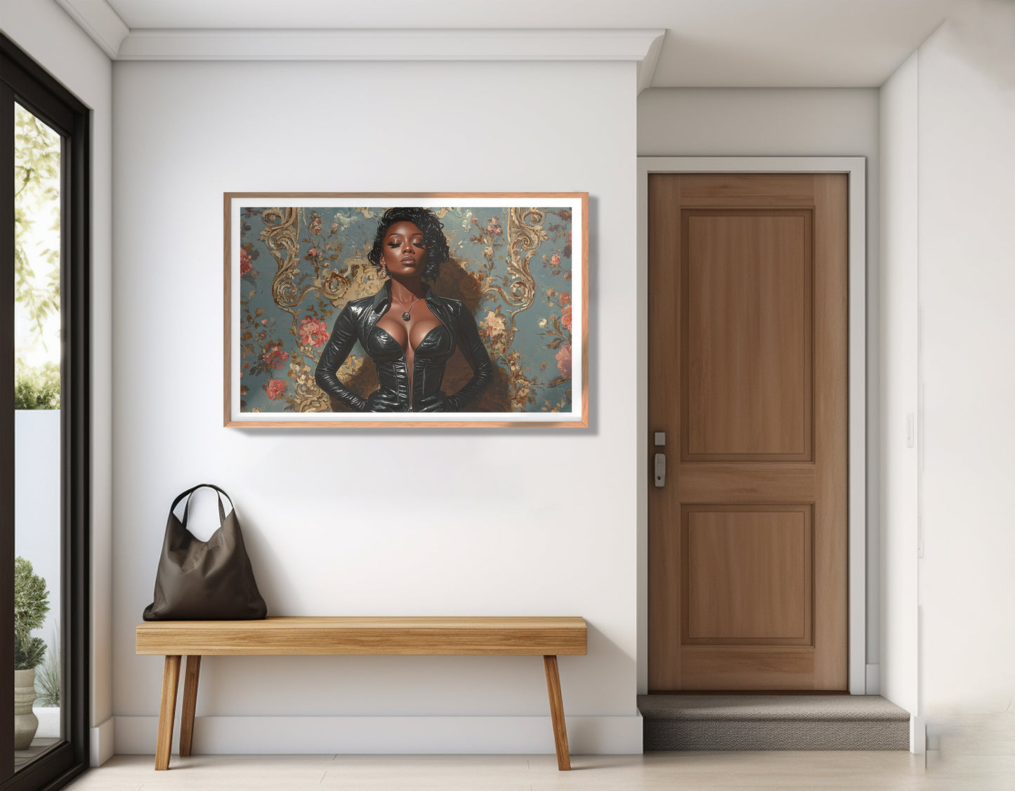 Powerful Black Woman Portrait African American wall art view 83