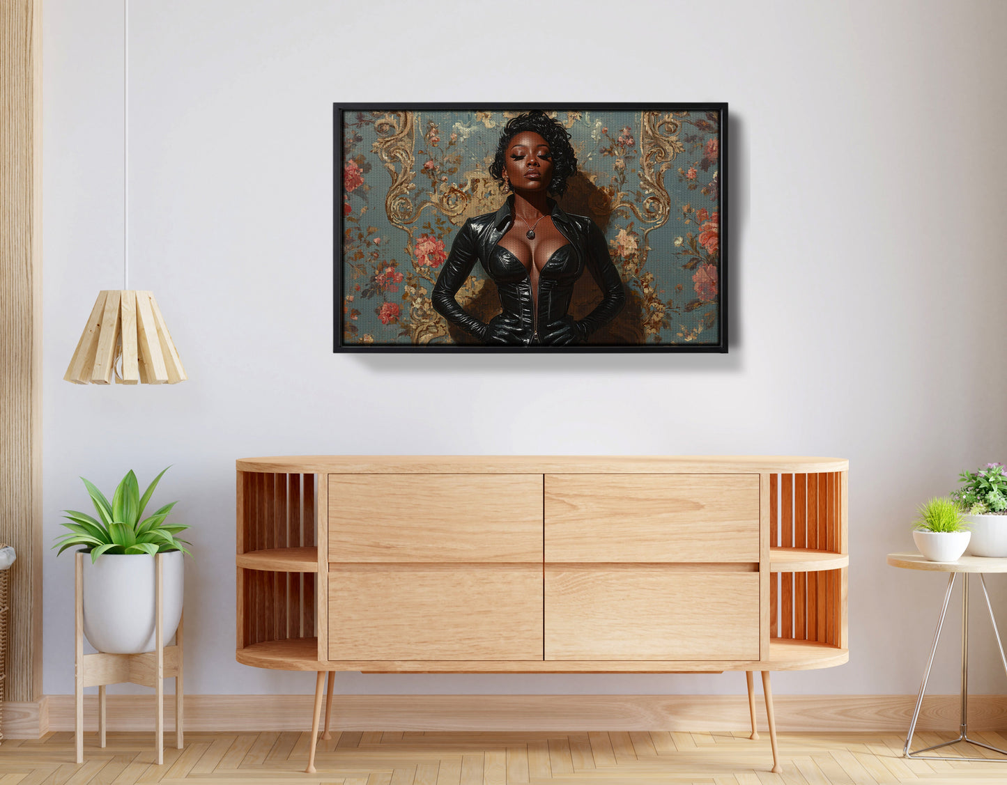 Powerful Black Woman Portrait African American wall art view 26