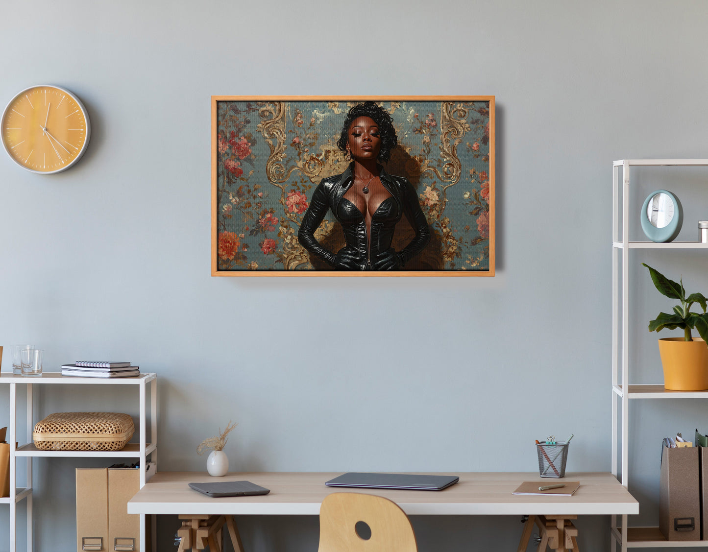 Powerful Black Woman Portrait African American wall art view 48