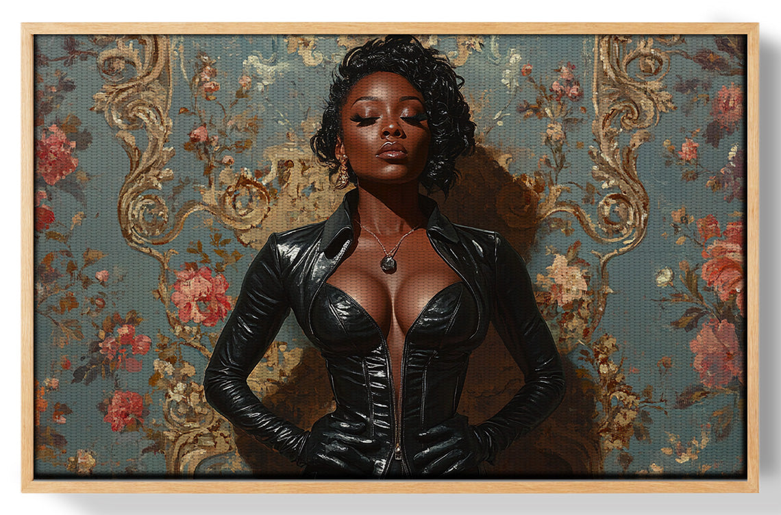 Powerful Black Woman Portrait African American wall art view 49