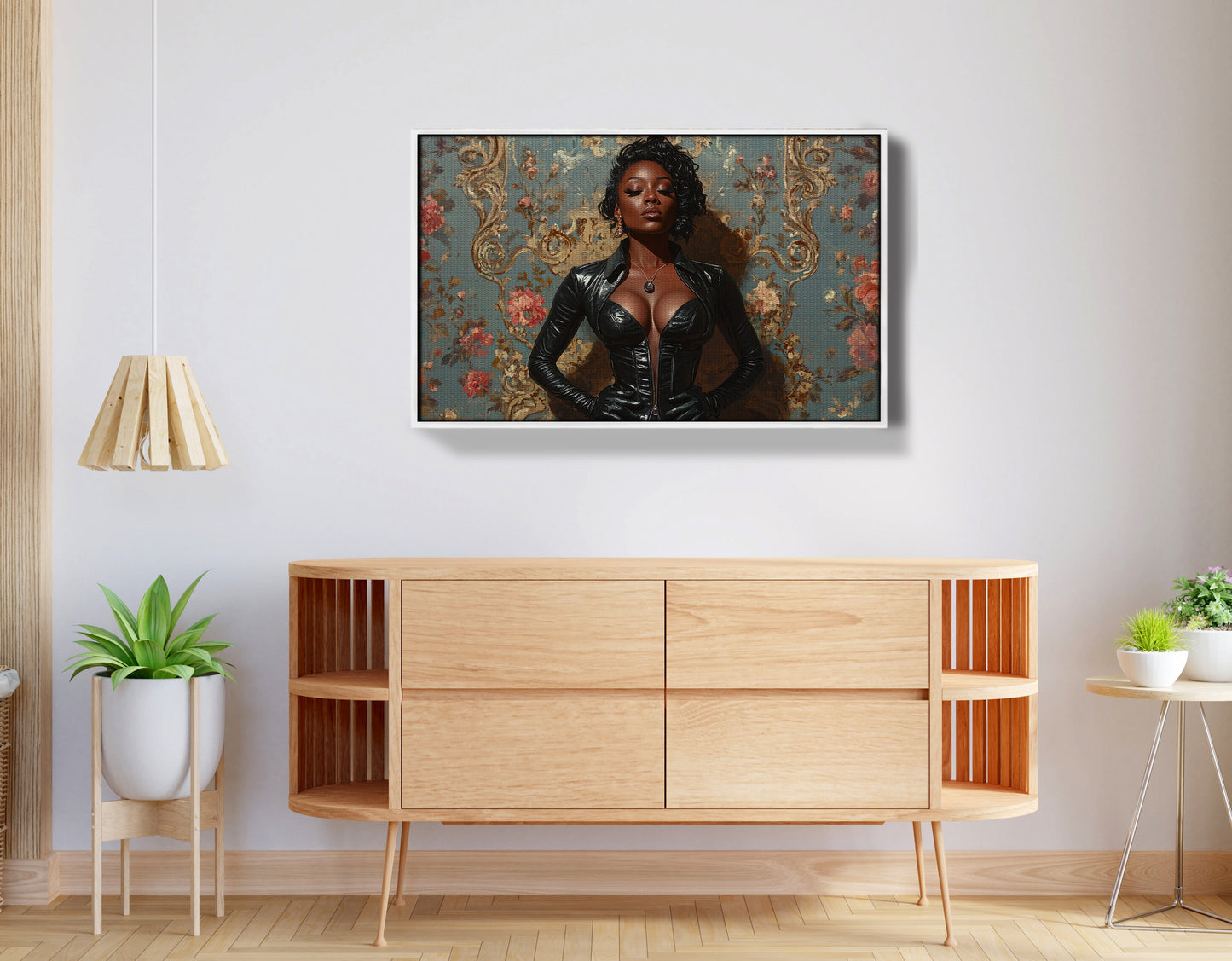 Powerful Black Woman Portrait African American wall art view 62